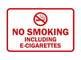 Signs ByLITA Classic Framed No Smoking Including E-Cigarettes Sign