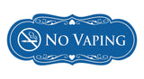 Signs ByLITA Designer No Vaping Sign
