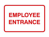 Signs ByLITA Classic Framed Employee Entrance Sign