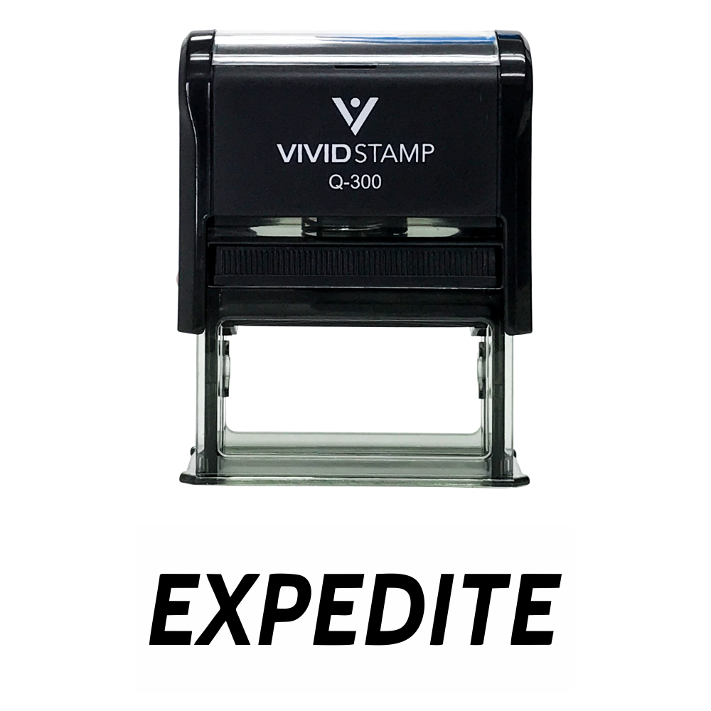 EXPEDITE Self Inking Rubber Stamp