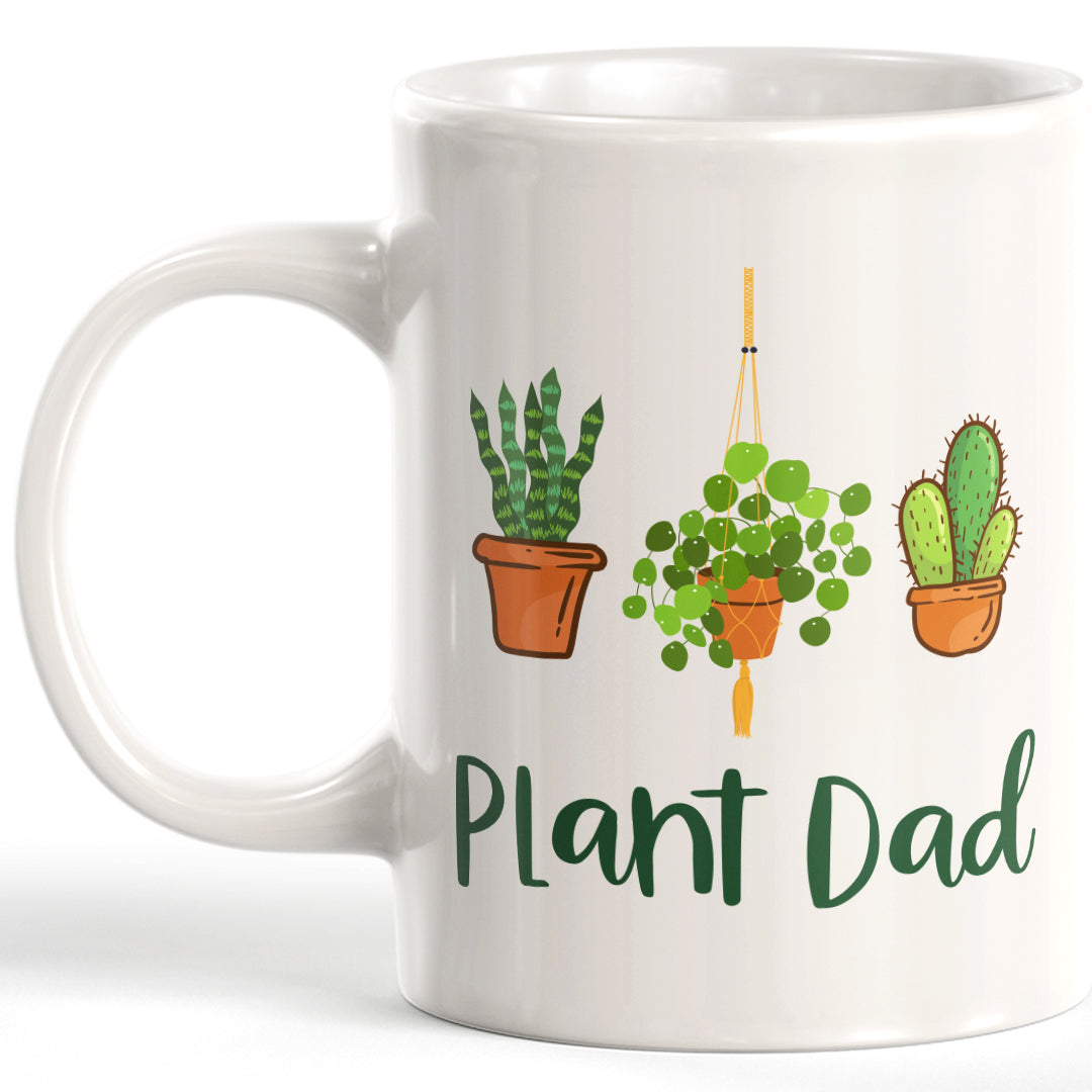 Plant Dad 11oz Coffee Mug - Funny Novelty Souvenir