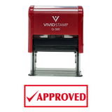 Approved W/Check Office Self-Inking Office Rubber Stamp