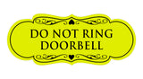 Signs ByLITA Designer Do Not Ring Doorbell Sign