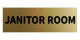 Signs ByLITA Basic Janitor Room Sign