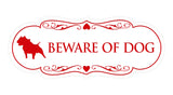 Signs ByLITA Designer Beware of Dog Sign