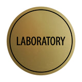 Signs ByLITA Circle Laboratory Sign