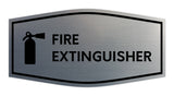 Signs ByLITA Fancy Fire Extinguisher Sign with Adhesive Tape, Mounts On Any Surface, Weather Resistant, Indoor/Outdoor Use