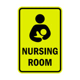 Portrait Round Nursing Room Sign