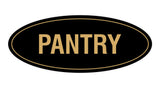 Signs ByLITA Oval Pantry Sign