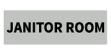 Signs ByLITA Basic Janitor Room Sign