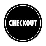 Signs ByLITA Circle Checkout Sign