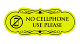 Signs ByLITA Designer No Cellphone Use please Sign