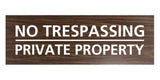 Signs ByLITA Basic No Trespassing Private Property Sign
