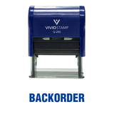 Backorder Self Inking Rubber Stamp