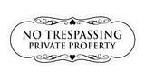 Signs ByLITA Designer No Trespassing Private Property Sign