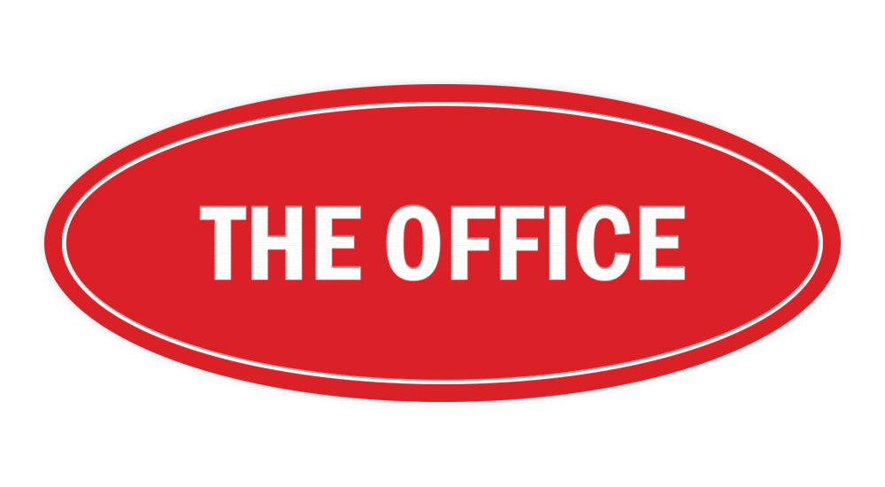 Signs ByLITA Oval The Office Sign