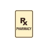 Portrait Round Rx Pharmacy Sign