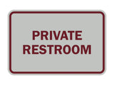 Signs ByLITA Classic Framed Private Restroom Sign