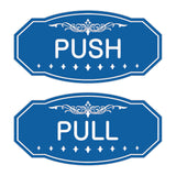 Victorian Push Pull Sign Set