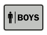 Signs ByLITA Classic Boys (male bathroom icon) Sign