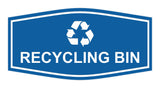 Fancy Recycling bin Wall or Door Sign