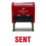 SENT Self Inking Rubber Stamp