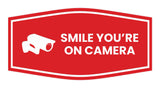 Fancy Smile You're On Camera Wall or Door Sign