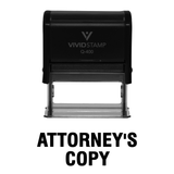 Attorney's Copy Self Inking Rubber Stamp