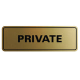 Standard Private Sign