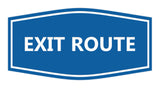 Signs ByLITA Fancy Exit Route Sign