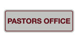 Signs ByLITA Standard Pastors Office Sign