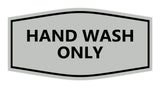 Signs ByLITA Fancy Hand Wash Only Sign