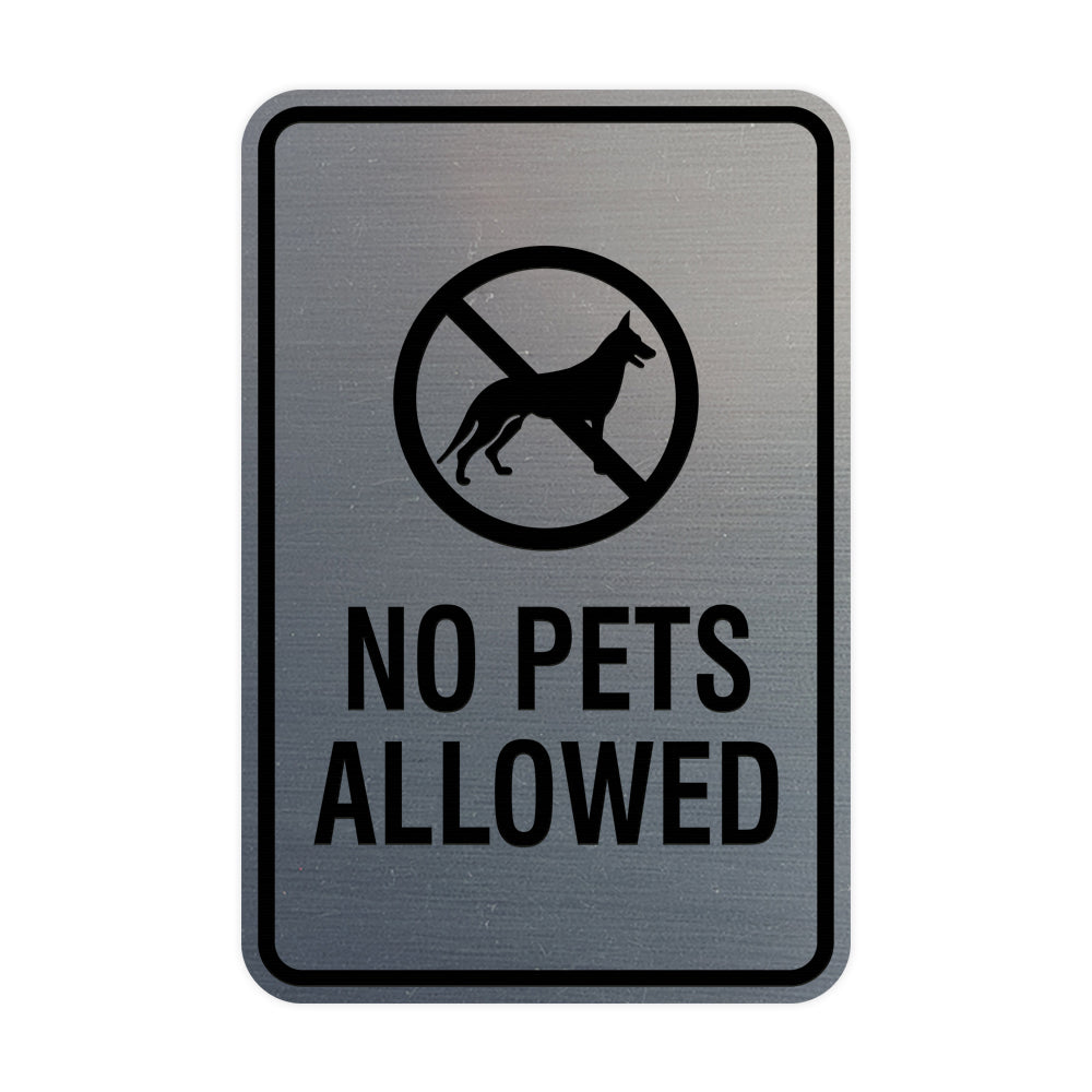 Signs ByLita Classic Framed No Pets Allowed Sign
