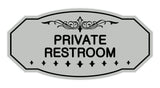 Victorian Private Restroom Sign
