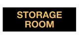 Black Gold Signs ByLITA Basic Storage Room