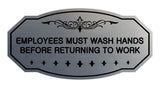 Victorian Employees Must Wash Hands Before Returning To Work Sign