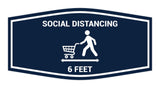 Signs ByLITA Fancy Social Distancing 6 Feet Sign