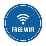 Signs ByLITA Circle Free WiFi Sign