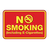 No Smoking including E-Cigarettes Sign