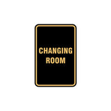Portrait Round Changing Room Sign