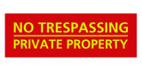 Signs ByLITA Basic No Trespassing Private Property Sign