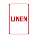 Portrait Round Linen Sign