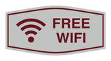 Signs ByLITA Fancy Signs ByLITA Fancy Free Wifi Sign
