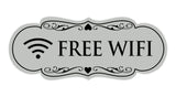 Signs ByLITA Designer Free Wifi Sign