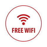 Signs ByLITA Circle Free WiFi Sign