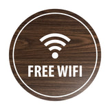 Signs ByLITA Circle Free WiFi Sign