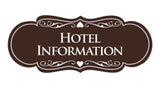 Signs ByLITA Designer Hotel Information Sign