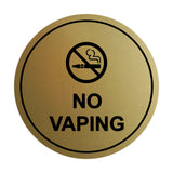 Signs ByLITA Circle No Vaping Sign