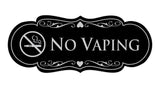 Signs ByLITA Designer No Vaping Sign