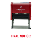 Final Notice! Office Self Inking Rubber Stamp